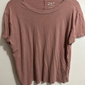 Maurices Dusty Rose Short Sleeve Tee